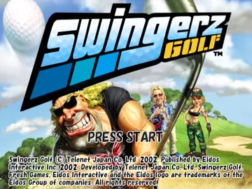 Swingerz Golf screen shot title